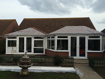 02 tiled conservatory roof during
