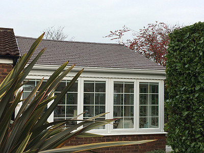 Gable end conservatory roof christchurch 2