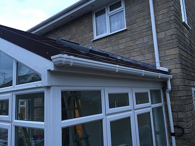 Replacement gable end conservatory roof dorset 3