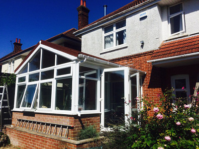 Replacement gable end conservatory roof dorset