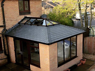 Replacement tiled orangery roof 1